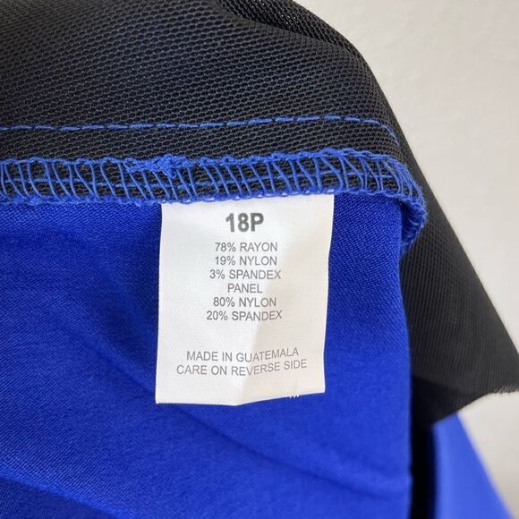 NWT Briggs Blue Pants Size 18 Petite - Picture 7 of 8